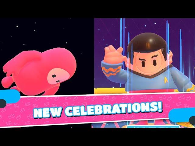 NEW FALL GUYS SEASON 2 CELEBRATIONS!  (Among Us, Star Trek, Hatsune Miku)