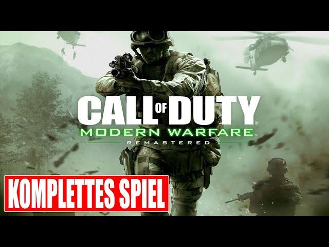 CALL OF DUTY 4 MODERN WARFARE Gameplay German Part 1 FULL GAME Walkthrough Deutsch ohne Kommentar