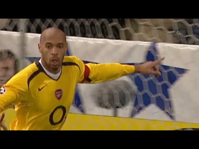 Thierry Henry goal vs Real Madrid - UCL 2006 - Best Goals Ever