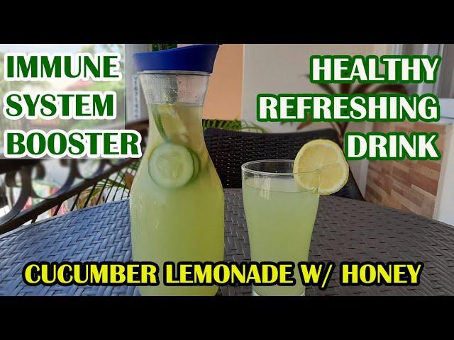 BEST CUCUMBER LEMONADE RECIPE | HOW TO MAKE CUCUMBER LEMONADE | REFRESHING HEALTHY DRINK RECIPE