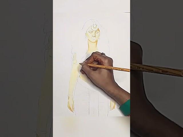 Drawing of Tejaswi Prakash as Sarvashreshtha Shesh Naagin in Naagin season 6 |Naagin Drawing