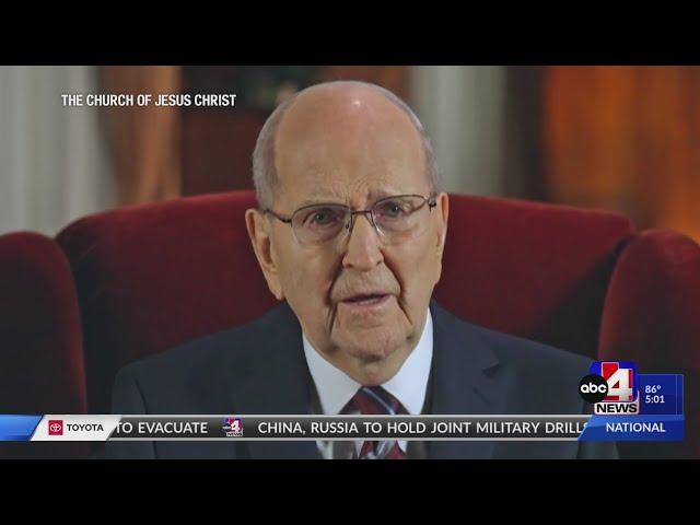 Church of Jesus Christ of Latter-day Saints President Russell M. Nelson celebrating 100th birthday