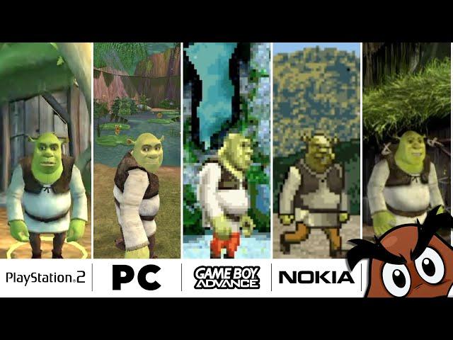 Comparing Every Version of Shrek 2: The Game ft. TheLonelyGoomba | FLANDREW