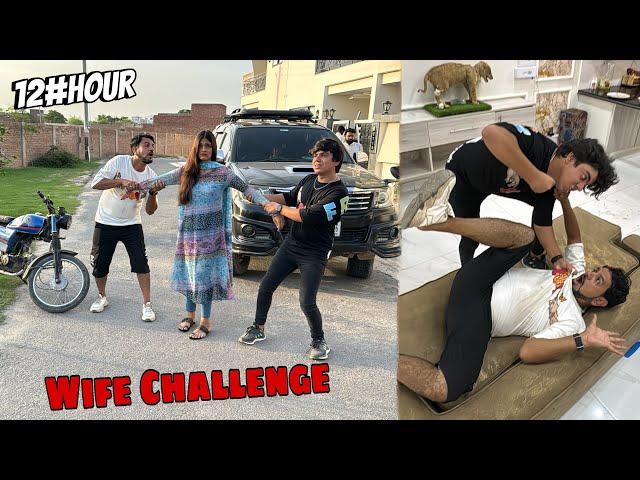 Wife Challenge in 12 Hours | Larki Kay Peachy Larai Hogai 