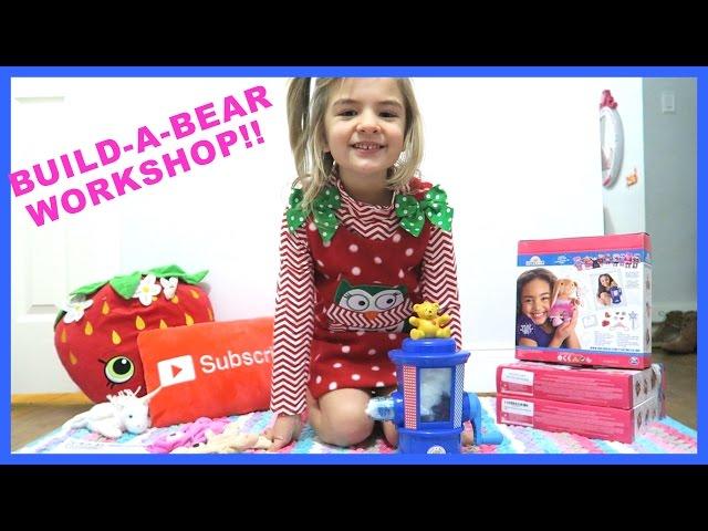 MY FIRST BUILD A BEAR WORKSHOP!!