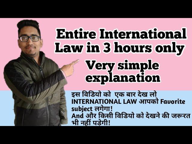 Public International Law for llb,BALLB students.International law for llb students,#law_with_twins