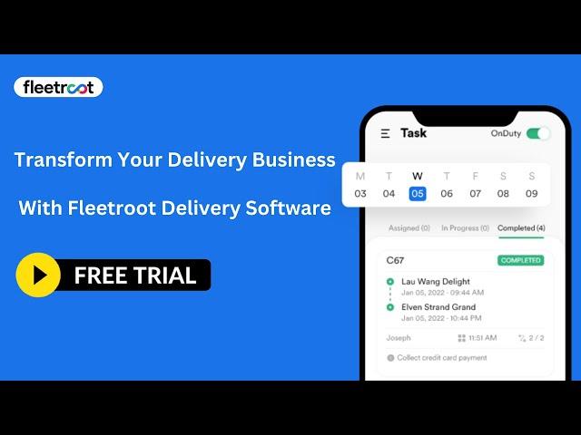 Transform Your Delivery Business With Fleetroot Delivery Software