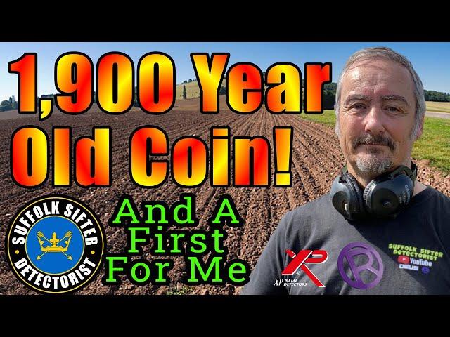 1,900 Year Old Roman Coin Found Metal Detecting | Suffolk Sifter