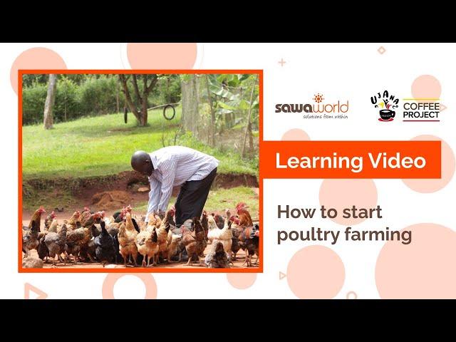 Learning Video: How To Start Poultry Farming