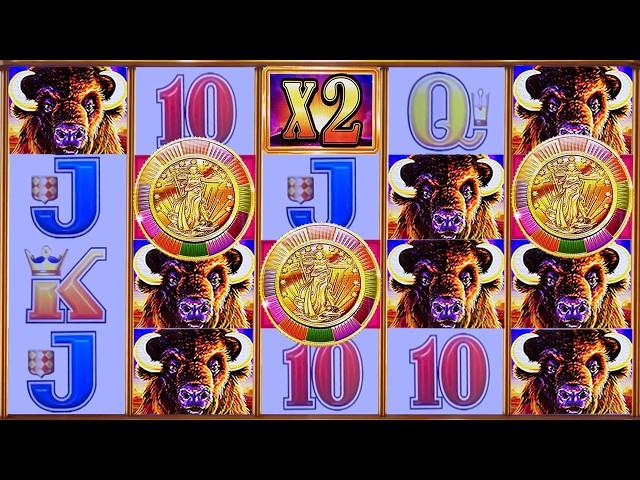 $4.50 MAX BET COINS  BUFFALO GOLD REVOLUTION