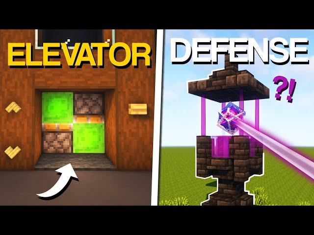 Minecraft: 5+ New Redstone Builds & Hacks!