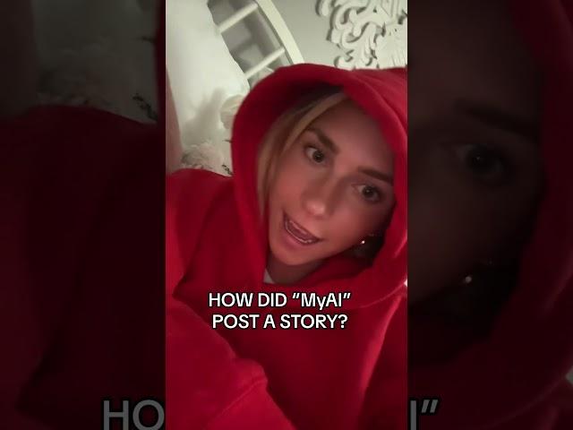 THIS AI STORY IS SO CREEPY!! #shorts #ai #snapchat #creepy #scary #story