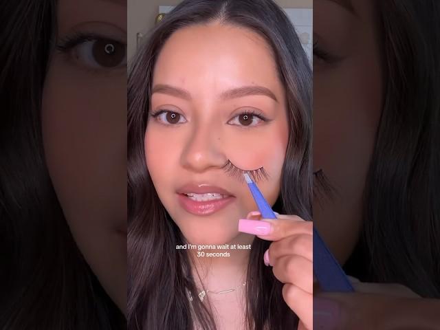 How to apply lashes for beginners!