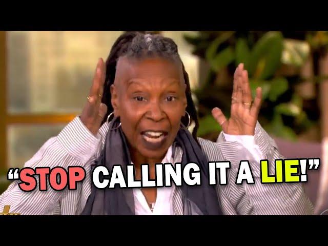 Whoopi Goldberg LOSES HER SH*T and GOES NUCLEAR on co-host for calling Biden a LIAR