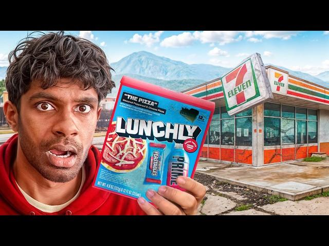 Convenience store food 24 Hours Challenge