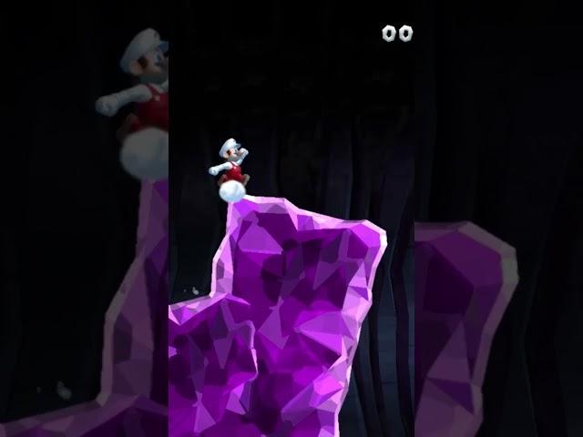 Acorn Plains-2 Tilted Tunnel Collecting Starcoins Part 1/3 #mario #shorts