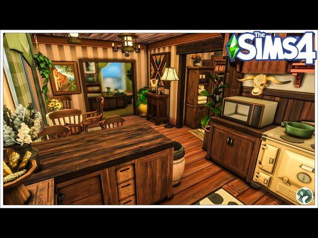 Rustic Studio Apartment  The Sims 4 Speed Build No CC