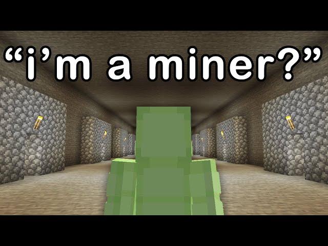 Minecraft but I join MINING CIVILIZATION