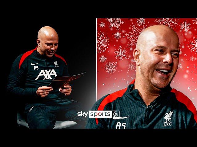 Arne Slot talks through his Sky Sports ‘Christmas cards’ | “The most special thing I’ve experienced”