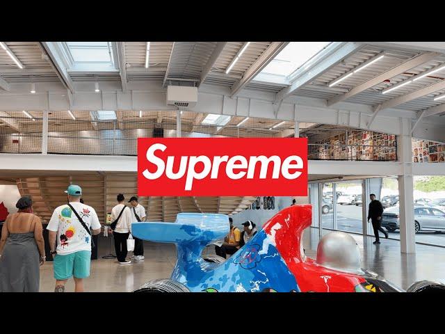 Inside the New Supreme Store on Sunset Blvd 