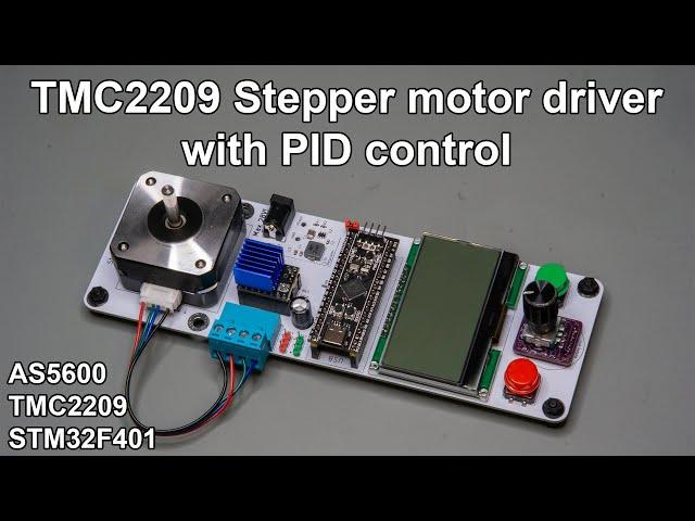 Stepper motor PID control using a TMC2209 and AS5600