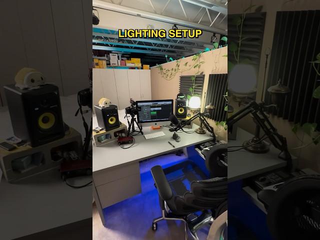 Simple 3 Point Lighting Setup for Recording Videos #3pointlighting #videoproduction #production