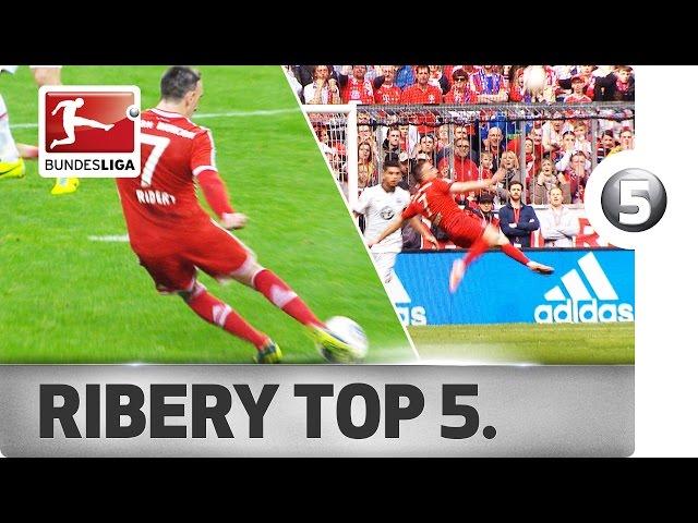 Franck Ribery - Top 5 Goals - Updated