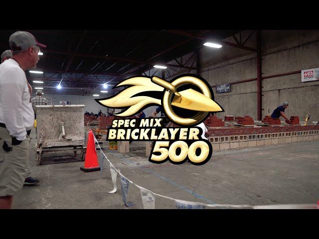 Illinois Bricklaying Battle - Spec Mix 500 Regional Competition for the Fastest Bricklayer.