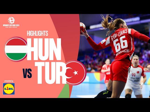 Hungary  Türkiye | Highlights | Women’s EHF EURO 2024