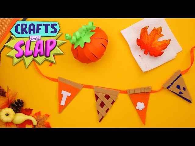 Pumpkin Vibe Takeover!  Decorate with These Fall DIYs | CRAFTS THAT SLAP