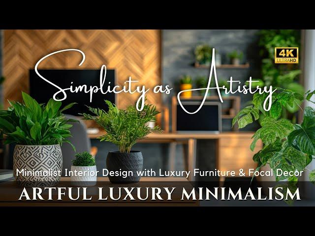 Mastering Elegance: Combining Minimalist Interior Design with Luxury Furniture & Art of Focal Decor