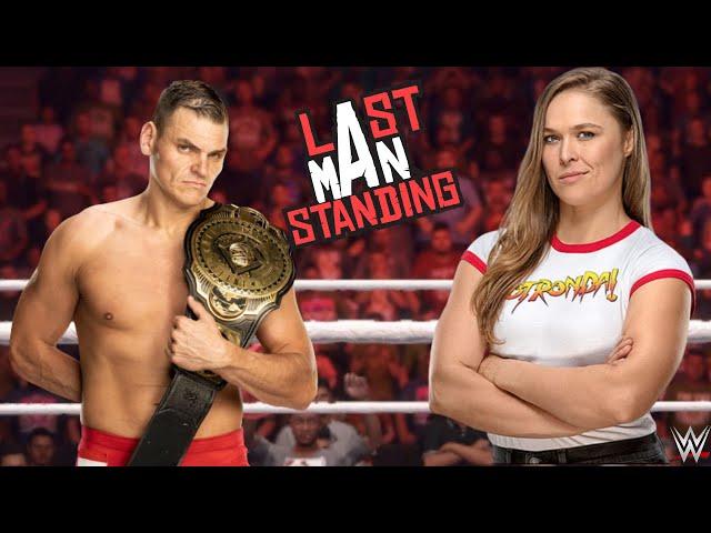 Intergender Match - Ronda Rousey vs Gunther- Last Man/Woman Standing : WWE 2K22