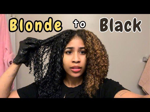 Going from Blonde to Black…Did I make a big mistake?