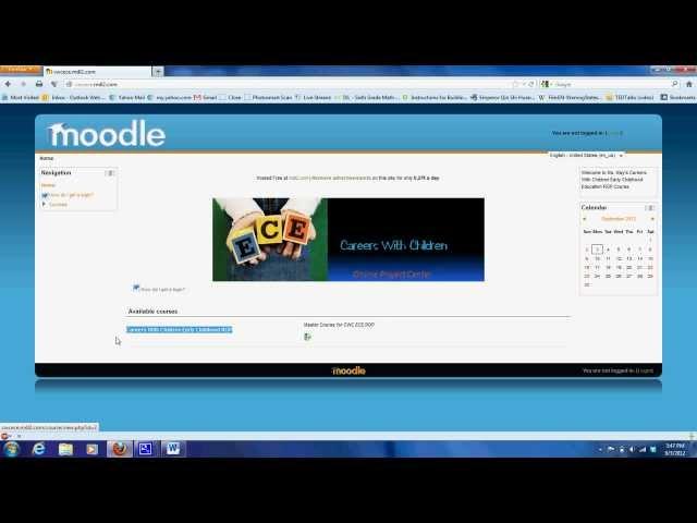 cwcece moodle login