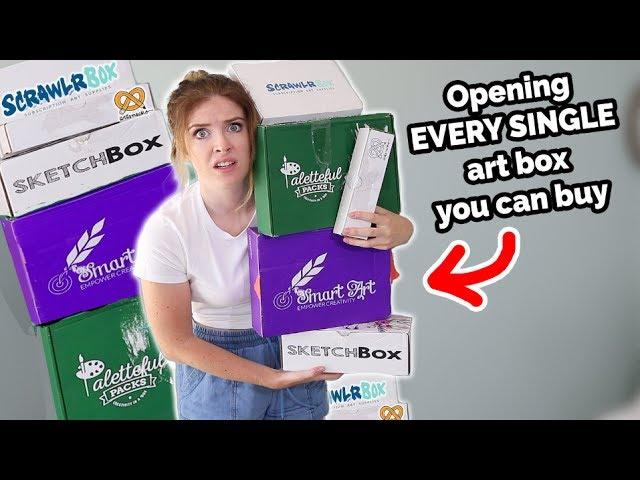 I Bought EVERY Art Subscription Box!!?