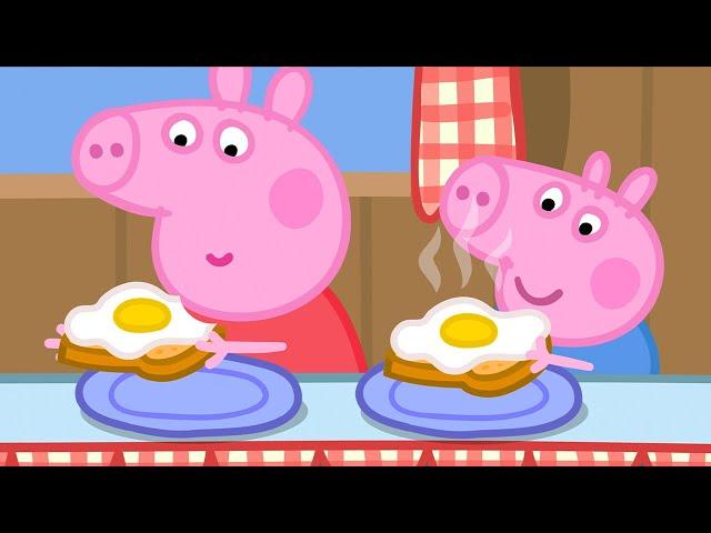 The American Breakfast  | Peppa Pig Official Full Episodes