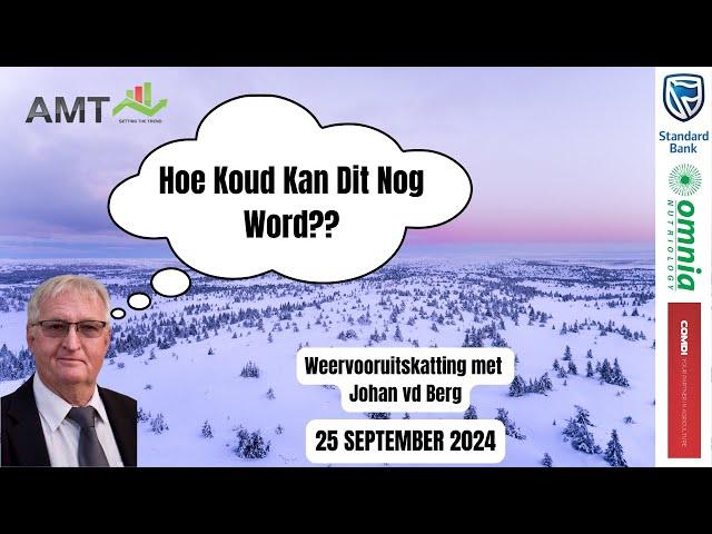 Hoe Koud kan dit nog Word?? l 25 Sept 2024