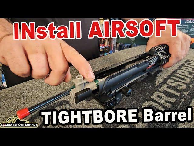 How to Install an Airsoft Tightbore Barrel #airsoft #airsoftvideo