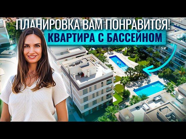 Купить квартиру в Испании с видом на море. Недвижимость в Испании. Квартира у моря