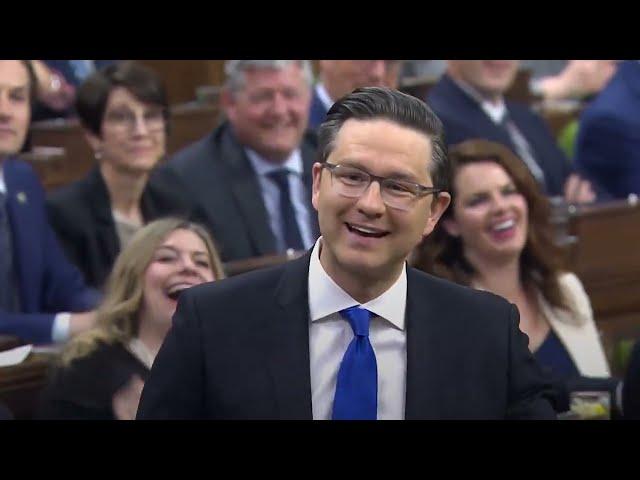 Poilievre sings about Trudeau’s trip to New York City