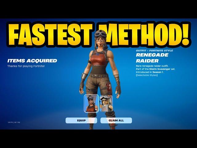 FASTEST Way To Get 1.5 Million XP To Get RENEGADE RAIDER NOW In Fortnite! (FASTEST METHOD)