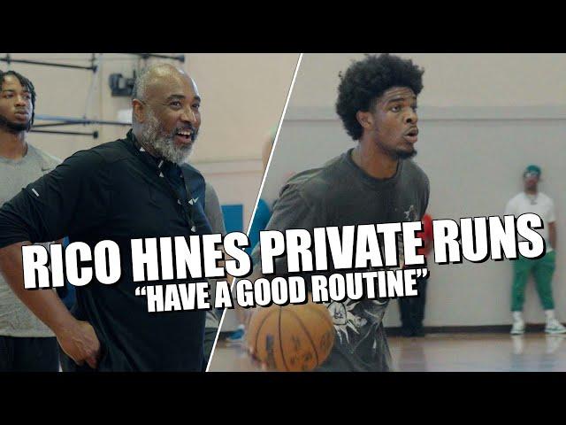 Rico Hines Private Runs featuring Scoot Henderson, Kevon Looney, John Wall, Shaedon Sharpe & MORE