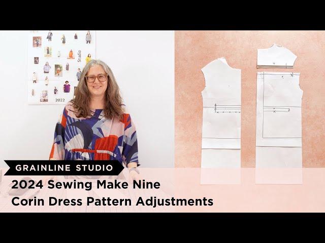 2024 Sewing Make Nine: Corin Dress Pattern Adjustments