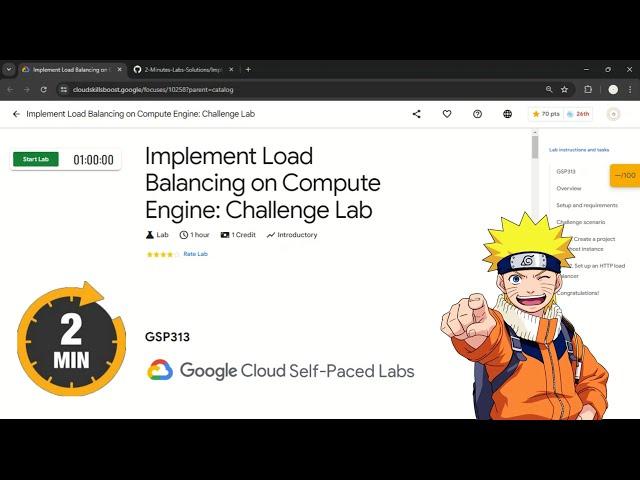 Implement Load Balancing on Compute Engine: Challenge Lab | #qwiklabs | #GSP313