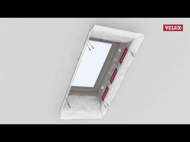 VELUX BBX window collar for vapour barrier installation