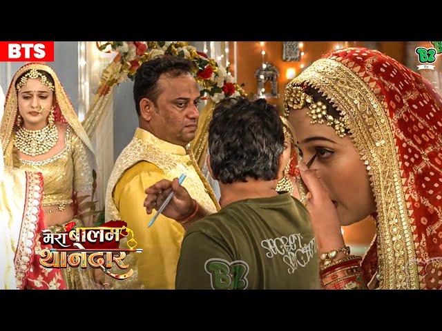 Bulbul कर रही है Shooting Practice, किया Touch-Up | BTS | Mera Balam Thanedar | Colors TV