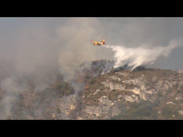 Incendie de végétation à La Buisse et à Voreppe