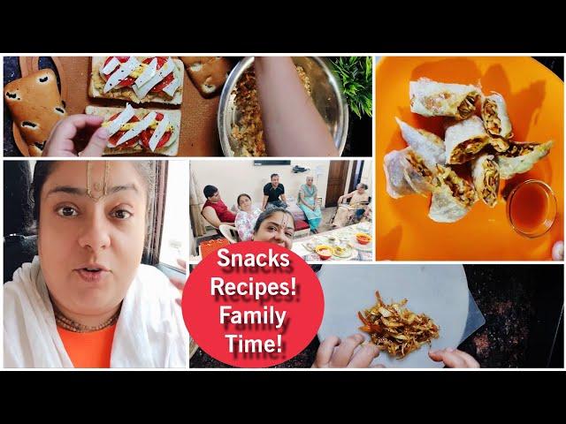 Pehli bar try kiya Spring rolls! Fir Banay Veg Sub! Snack Recipes ️#vlogs  PV38