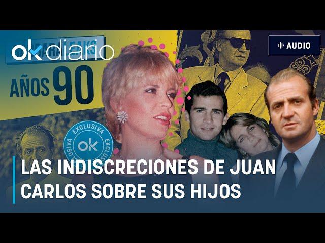 Las indiscreciones de Juan Carlos I sobre sus hijos: "Felipe ya no se ve con Sartorius"