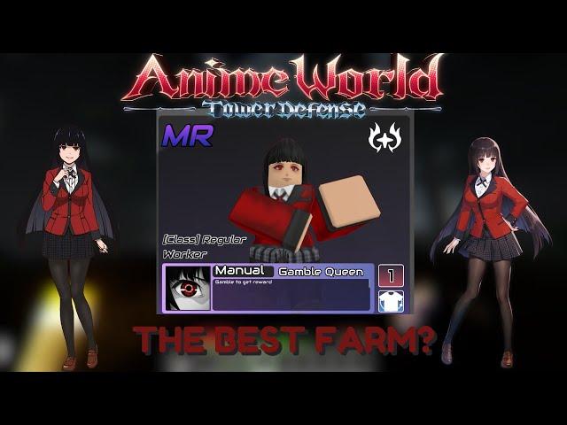 Yumeko Is The BEST Farm In Anime World Tower Defense